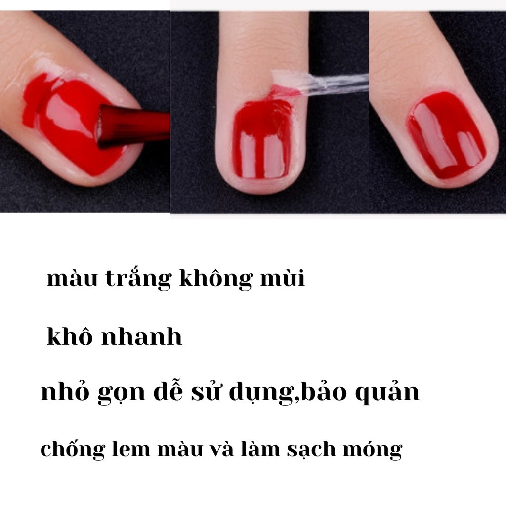 Keo chống lem viền Lilyangel Keo Lột Viền Chống Lem Sơn gel