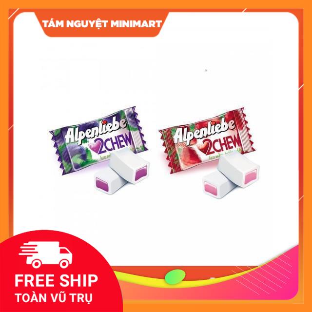 Kẹo mềm Alpenlibe 2chew Trái Cây 25 viên