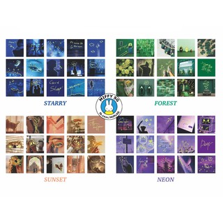 Bộ 30 sticker ảnh DẠ QUANG