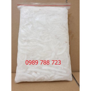 Cùi Dừa Non Xào Đường túi 1kg dùng nấu chè, chè dừa dầm