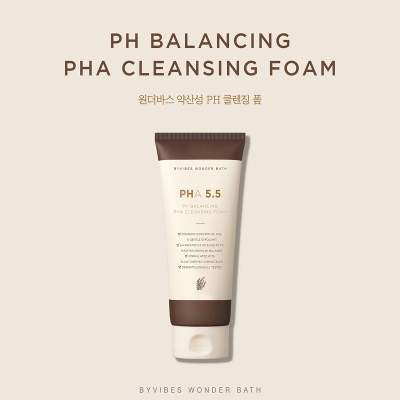 Sữa Rửa Mặt Cân Bằng Da PHA 5.5 pH Blancing PHA Cleansing Foam 150ml