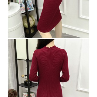 (Hàng sẵn) Váy len dáng dài