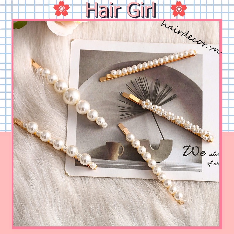 Kẹp Tóc Ngọc Trai Xinh Xắn Dành Cho Nữ