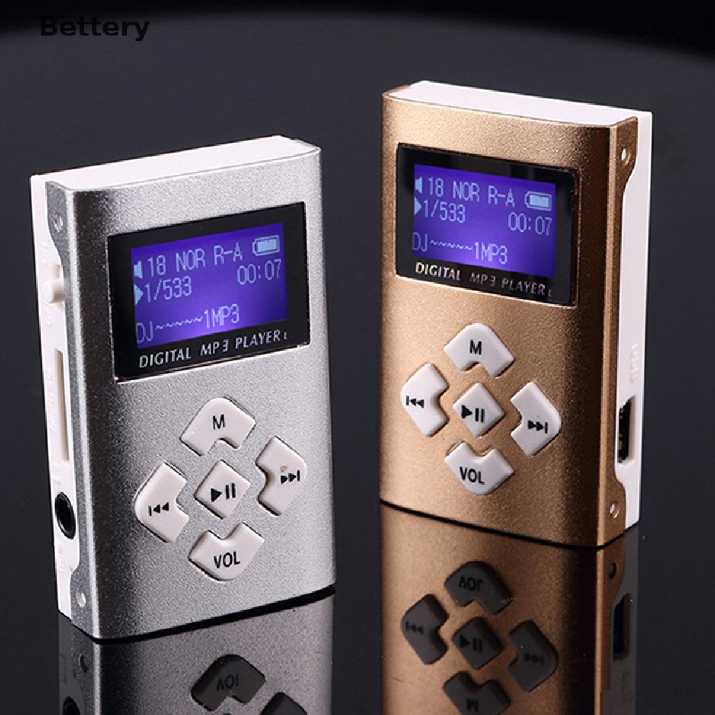 Máy Nghe Nhạc Mp3 Mini Usb 32Gb Có Khe Cắm Thẻ Nhớ Kỹ Thuật Số
