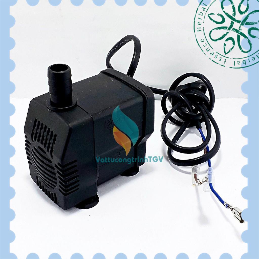 Bơm chìm mini 220V model DYH-25w loại hút ngang cho bể cá, quạt hơi nước pin 18650