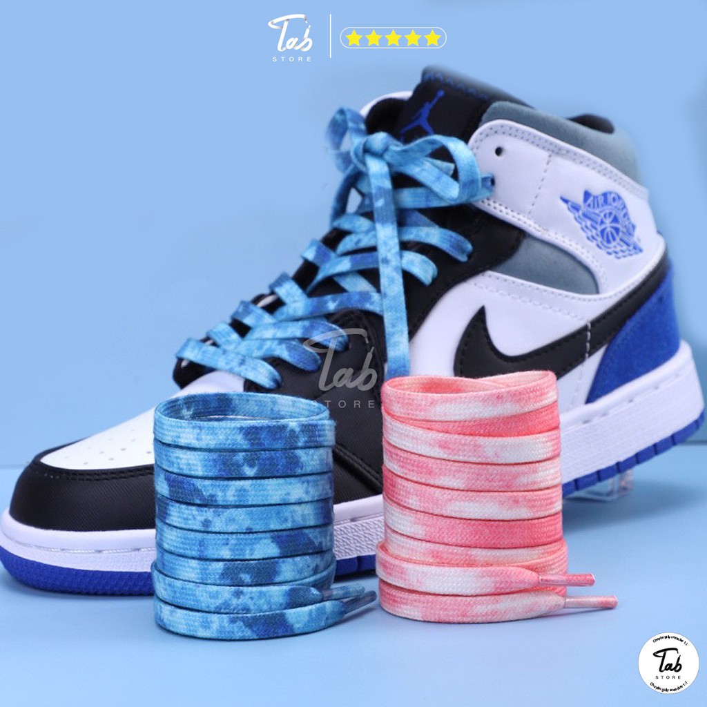 [TabSneaker] Dây Giày Custom Loang 160 cm Cho Air For 1, Dây Giày Phong Cách Mới Siêu Đẹp