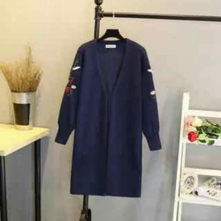 Áo cardigan len dáng dài