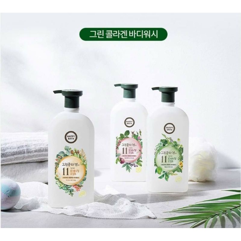 [Chính hãng] Sữa tắm Happy Bath Green Collagen body wash