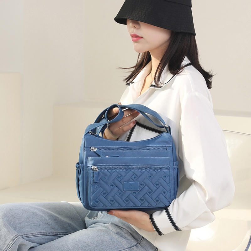 Túi Xách Nữ Túi Đeo Chéo Nylon Chống Nước Thời Trang Hàn Quốc Dành Cho Nữ