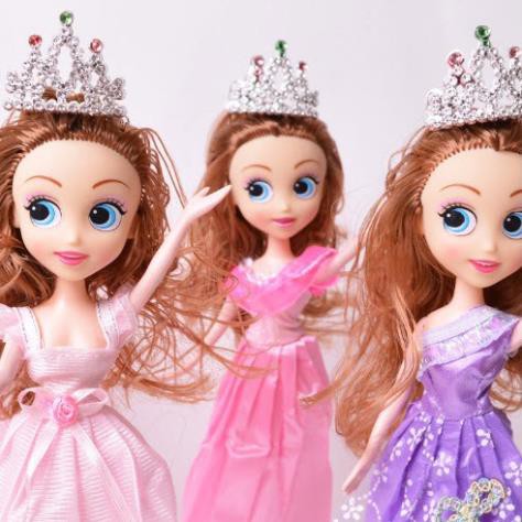 Đồ Chơi Búp Bê Barbie Cao 24cm - Đồ Chơi Búp Bê Công Chúa Cho Trẻ Em Màu Sắc Ngẫu Nhiên