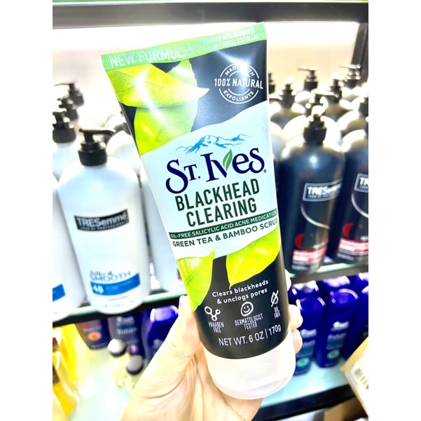 Sữa Rửa Mặt Tẩy Tế Bào Chết St.Ives 2 trong 1 dành cho da dầu mụn, da khô & làm trắng da 170ML