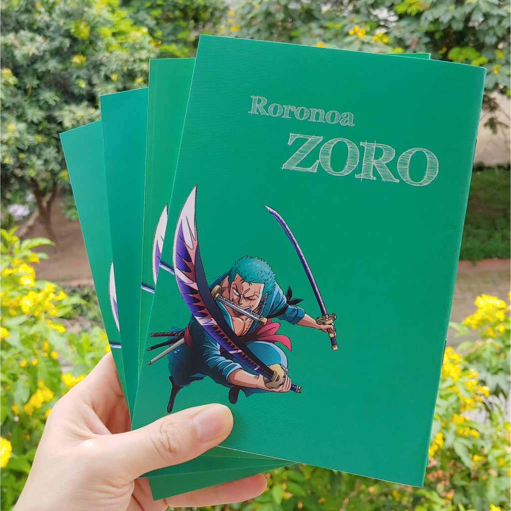 Combo 5 vở ZORO bìa xanh siêu đẹp
