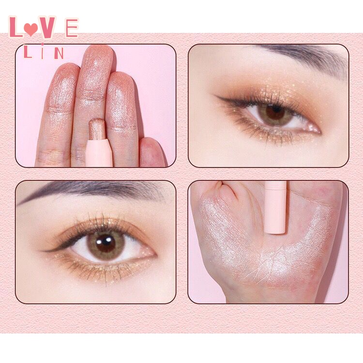 [Hàng mới về] Bút đánh phấn mắt bắt sáng nhiều màu không nhòe chống thấm nước