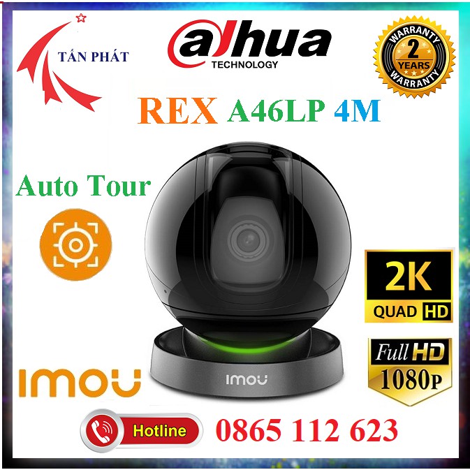 Camera WIFI Trong Nhà IMOU REX 2D 3D A46LP A26LP 2M 4M 1080P 2K RANGER PRO DAHUA Chính Hãng 24TH