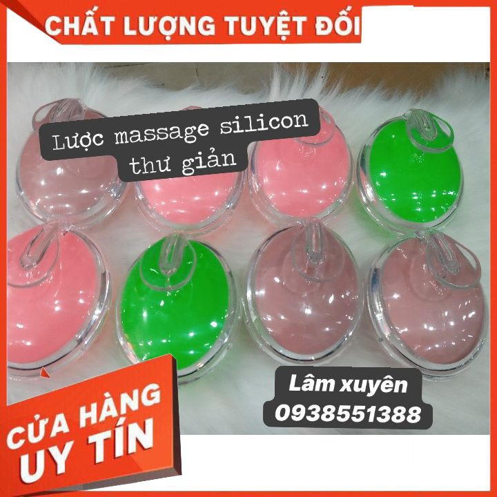 Lược gội đầu silicon FREESHIP dưỡng sinh massage da đầu, mếm, dẽo, bền, không gây đau đầu, nhỏ gọn, vừa tay, dễ mang