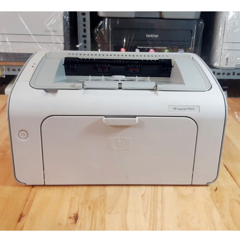 Máy in cũ HP laserjet p1005 Bản in sắc nét - tặng kèm hộp mực, dây nguồn, dây USB