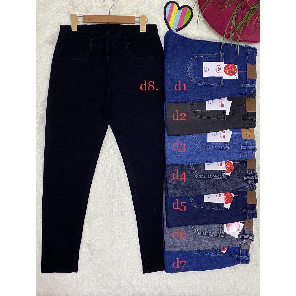 Quần Jeans Nữ BigSize  Vải dày và co giãn nhiều. YuMe-035