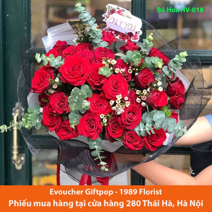 Hà Nội [Evoucher] Phiếu mua BÓ HOA HV-018 tại cửa hàng hoa 1989 FLORIST