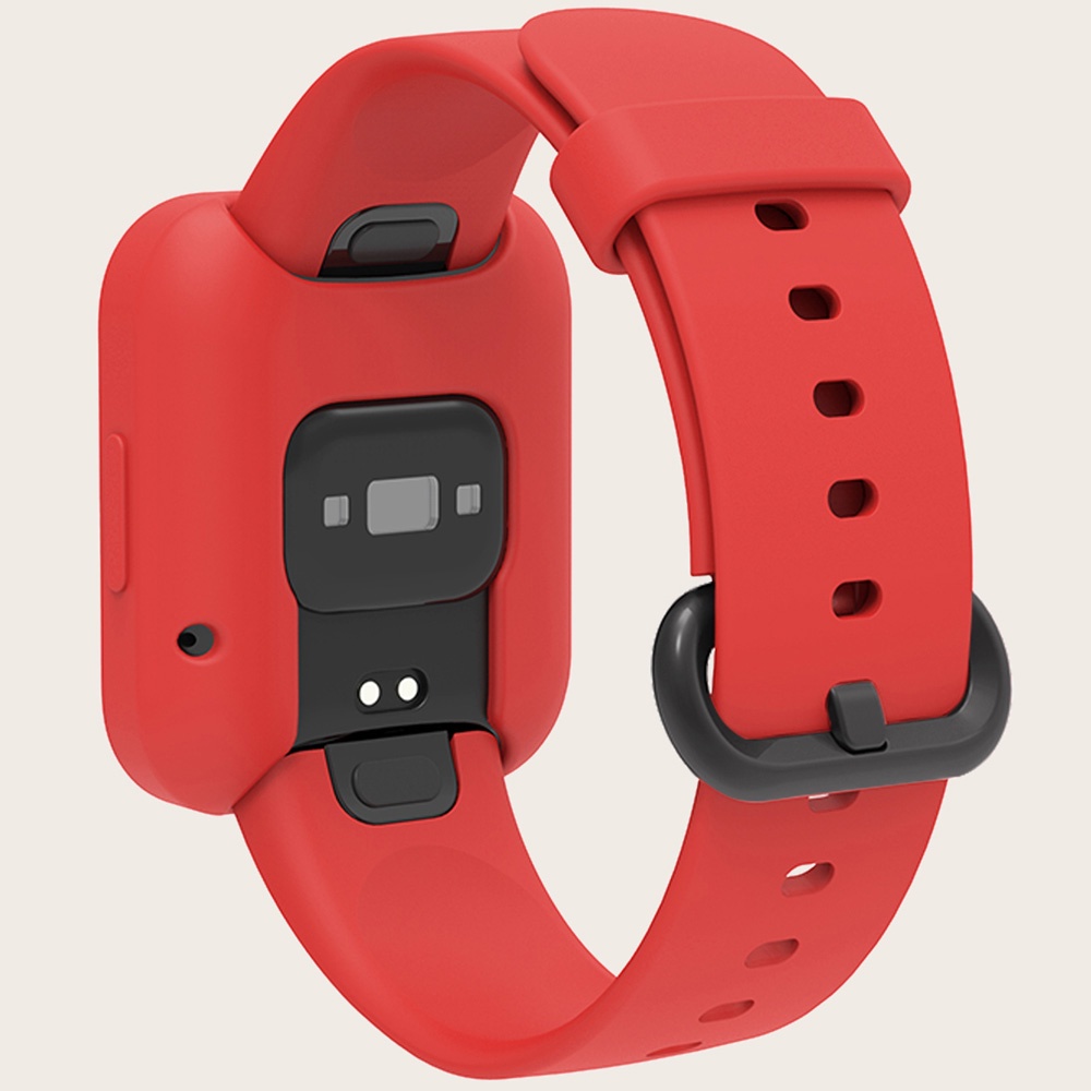 Bộ Dây Đeo Bằng Silicone Màu Trơn Kèm Vỏ Bọc Bảo Vệ Cho Đồng Hồ Xiaomi Redmi Watch 2 lite Redmi Watch2