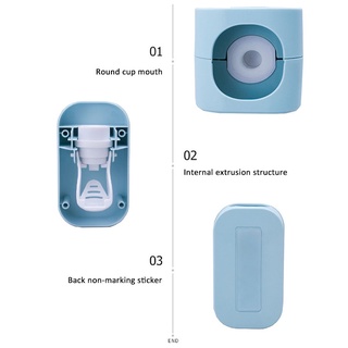 Handy wall mounted automatic toothpaste dispenser