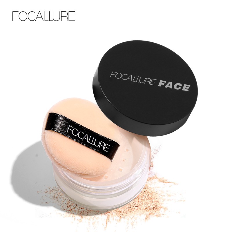 Phấn phủ FOCALLURE trang điểm nền với 3 màu tùy chọn 7G