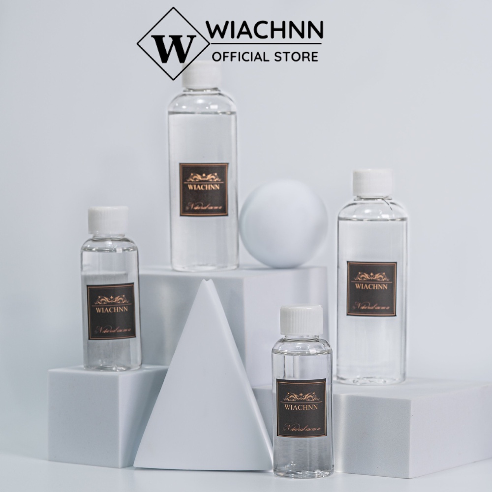 Chai Bổ Sung Tinh Dầu Thơm Phòng Ngủ Que Gỗ Thiên Nhiên WIACHNN 50ML-Tặng 3 Que Mây Tự Khuếch Tán Khử Mùi