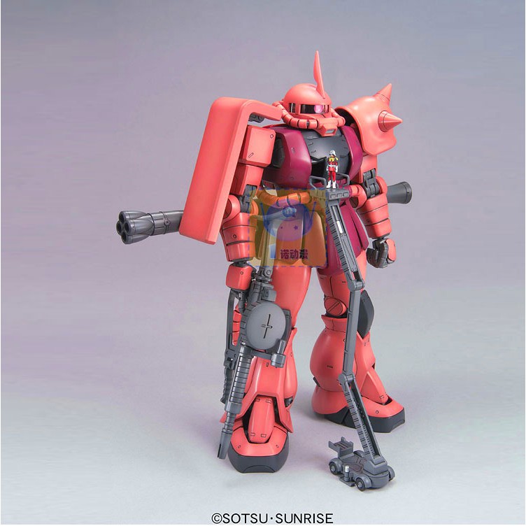 Mô Hình Lắp Ráp MG Zaku 2 MS-06S 1/100 Gundam Bandai Uc Đồ Chơi Anime Nhật