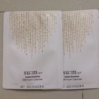 Combo 10 gói Sữa rửa mặt Sum37 Losec Summa Elixir Foam Cleanser tái sinh da