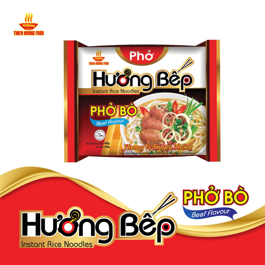 Phở Bò Hương Bếp 65g thùng 30 gói