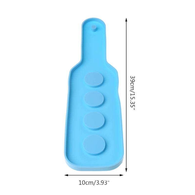 BST Four-holes Wine Glass Holder Rack Epoxy Resin Mold Silicone Mould DIY Crafts Casting Tool