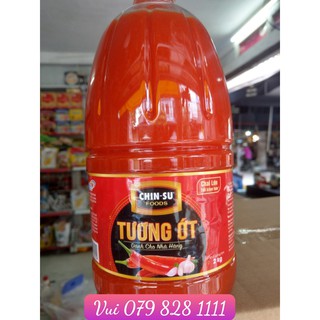 ( Siêu Rẻ)Tương ớt Chinsu - Can 2.1kg Dành cho Nhà Hàng