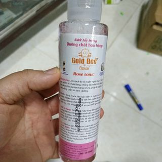 (7 trong 1) Nước tẩy trang dưỡng chất hoa hồng Gold Bee