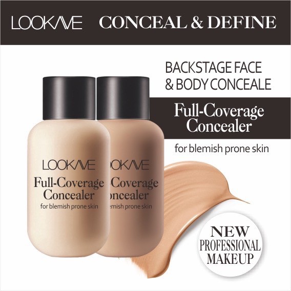 Kem che khuyết điểm Lookave Full Coverage Concealer for blemish prone skin 12g nôi địa lâu trôi che phủ tốt sỉ rẻ