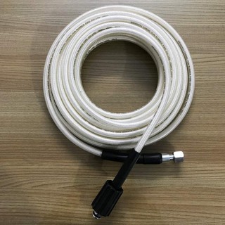 Ống Dây Rửa Xe 12M Cho Máy Bơm Xịt Rửa Áp Lực Cao-Ren Trong 14mm