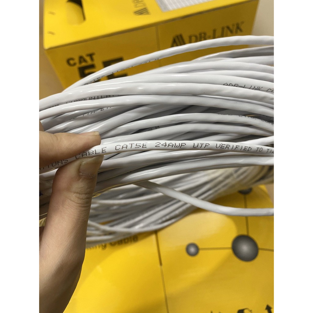 DÂY MẠNG 40m, 50m, 60m ...100m bấm sẵn 2 đầu - CAT 5E xịn