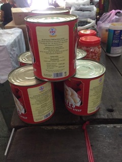 Vải Thiều Nước Đường Lon 3ký