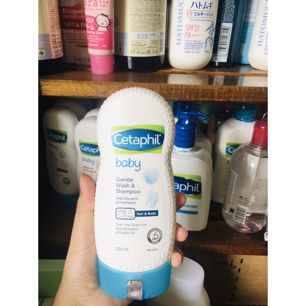 Cetaphil tắm gội 2 in 1 cho bé - Cetaphil Baby Gentle Wash & Shampoo 2in1 230ml