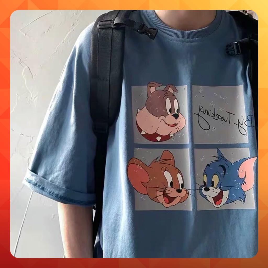 Áo thun tay lỡ form rộng họa tiết nhân vật hoạt hình Tomm - Unisex nam nữ đều mặc được | BigBuy360 - bigbuy360.vn