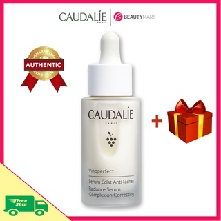 [Freeship+Tặng quà] Serum dưỡng trắng, giảm thâm nám, tàn nhang Caudalie Vinoperfect 30ml chính hãng Pháp - BeautyMart