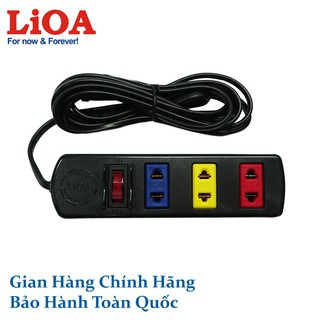 Ổ cắm kéo dài phổ thông LiOA 3 ổ cắm có 1 công tắc tổng (3TS3-2 3TS5-2)