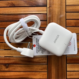 Ổ cắm điện anker a9122 powerport strip 2 mini - a9122 gồm 1cổng type c 18w 2 cổng usb iq + 2 cổng ac