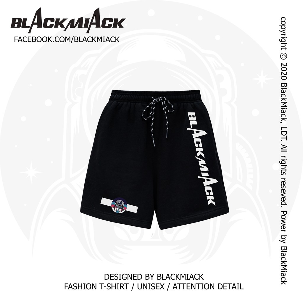 Quần Short Đùi Nam Nữ BLACKMIACK Phi Hành Gia ống rộng Unisex