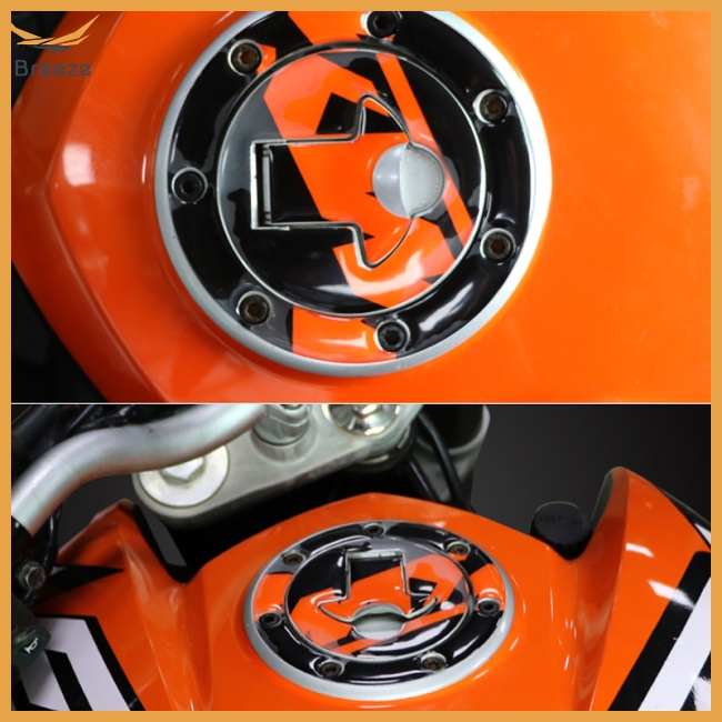 Hình dán phản quang dùng cho nắp bình xăng xe mô tô Ktm Duke390 13-14/ Duke200 12-14