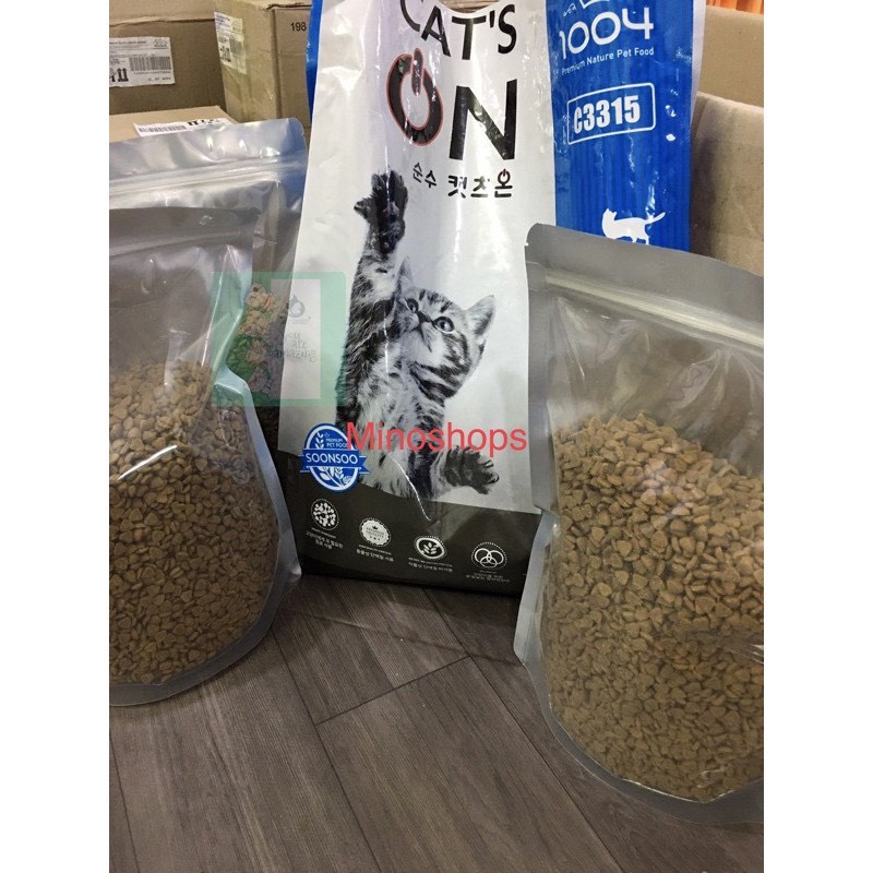 Thức ăn mèo Hạt Cat's On Hàn Quốc 1kg-500gr