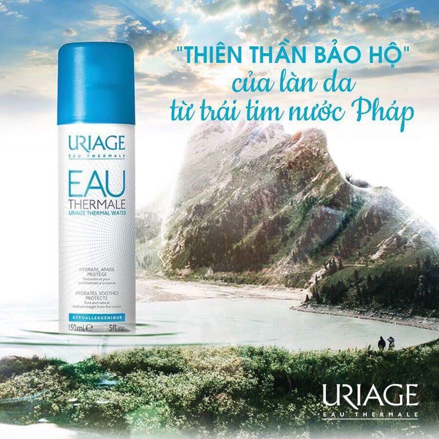 Xịt khoáng dưỡng ẩm &amp; cân bằng da Uriage Eau Thermale Water 150ml