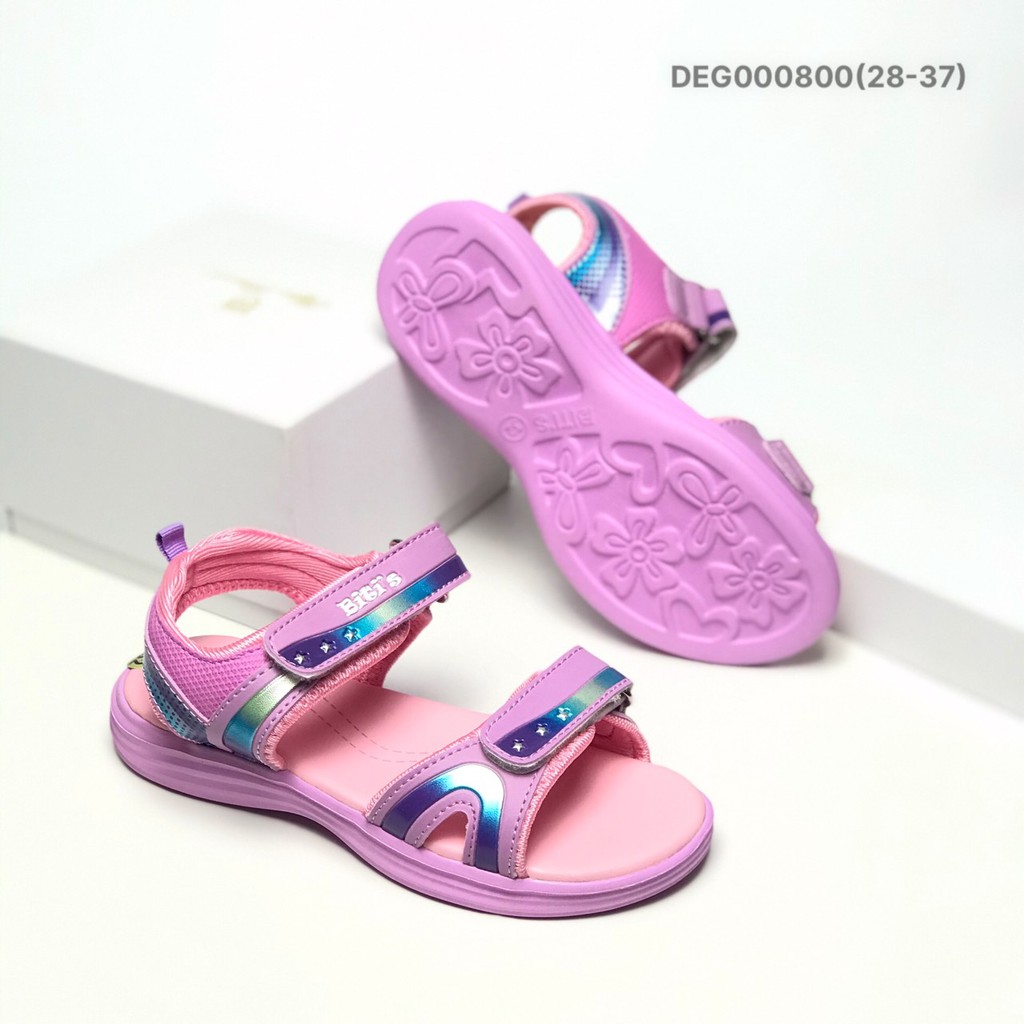 Sandal bé gái 28-37 ❤️FREESHIP❤️ Dép quai hậu học sinh đế siêu nhẹ đầy sắc màu rực rỡ DEG000800