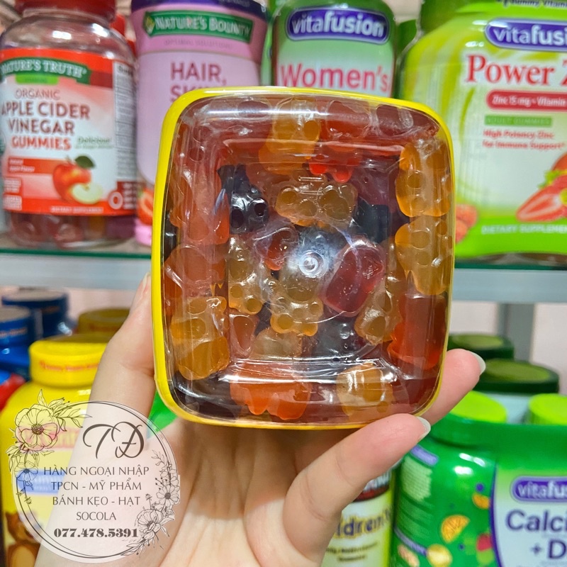 [Hình ảnh thực tế] LÔ MỚI DATE 05/2023 TPCN Kẹo dẻo bổ sung Vitamin cho bé L’il Critters Gummy Vites của Mỹ 300 viên