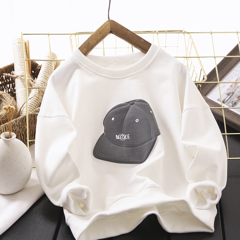 Áo Sweater Tay Dài Dáng Rộng Phong Cách Mùa Xuân Thu Kiểu Hàn Quốc Năng Động Thời Trang Dành Cho Bé