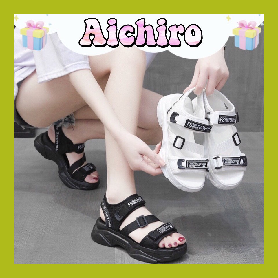 Sandal nữ đế viền chữ Speme độn đế cao 5 cm quai hậu sau phong cách ulzzang trẻ trung đi học đi chơi đi làm đều được