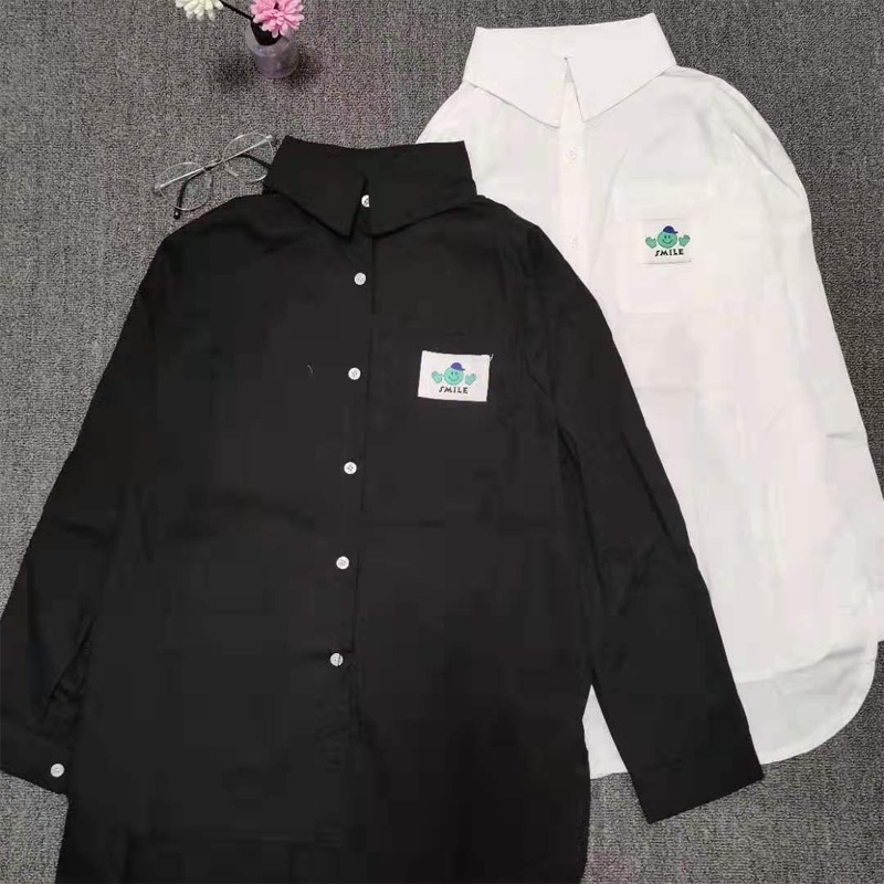 Áo sơ mi nữ tay dài form rộng đẹp kiểu công sở hàng nhập Quảng Châu ANDOSA SM16